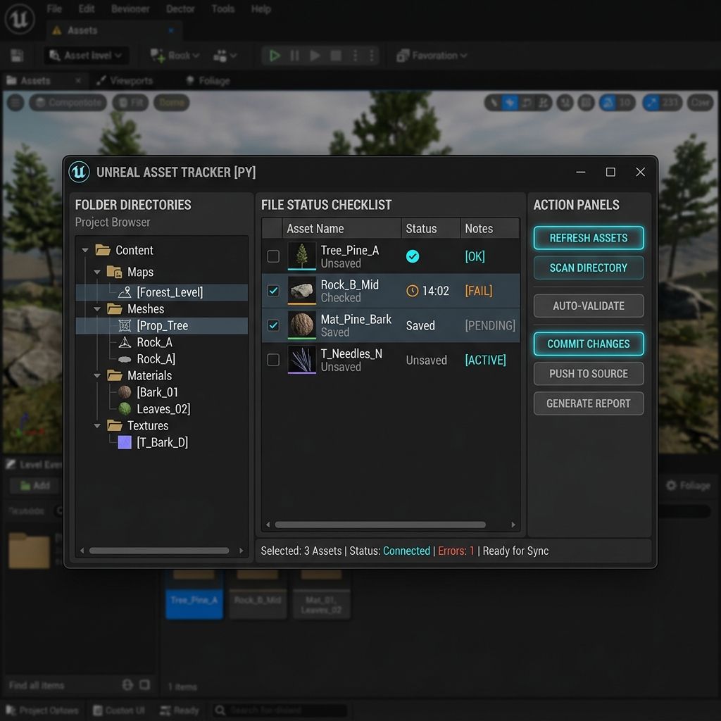 Unreal Folder Structure Tool