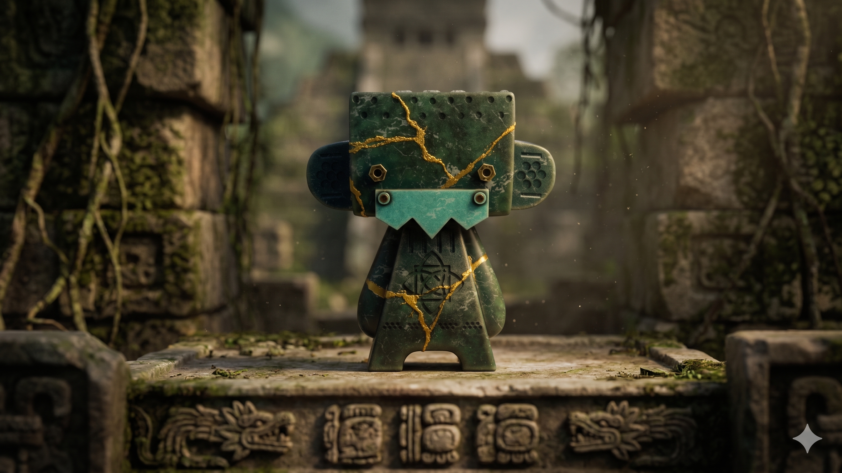Robot de Jade: PBR Texturing